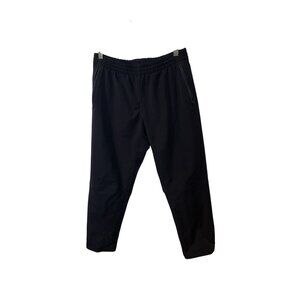Outdoor Voices Black Stretchy Joggers With Elastic Waist & Zippered Pockets med